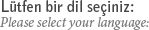 Please select zour language